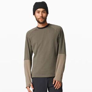 Lululemon Men's Escape and Explore Long Sleeve - Army Green